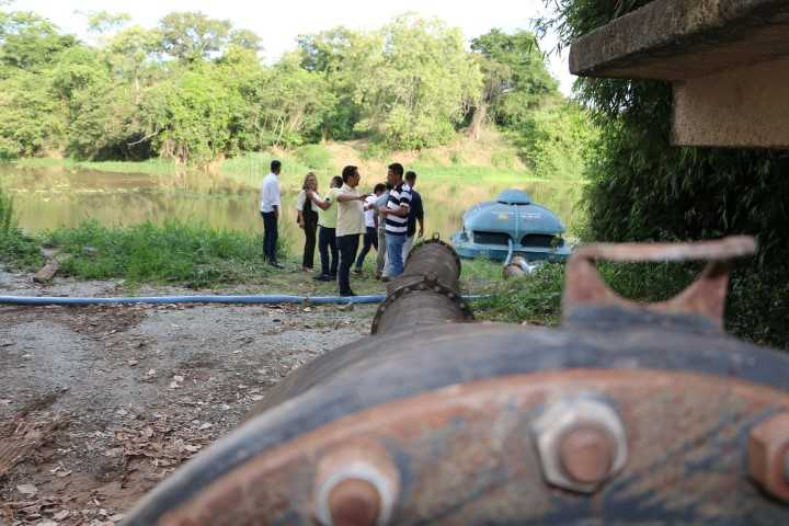 Vereadores visitam sistema de tratamento da Copasa no Rio das