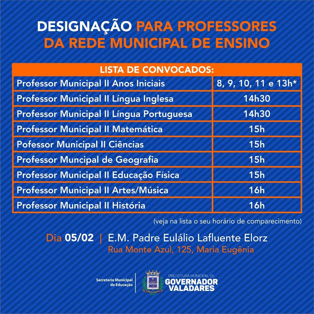 Veja lista final de professores classificados para Prefeitura de