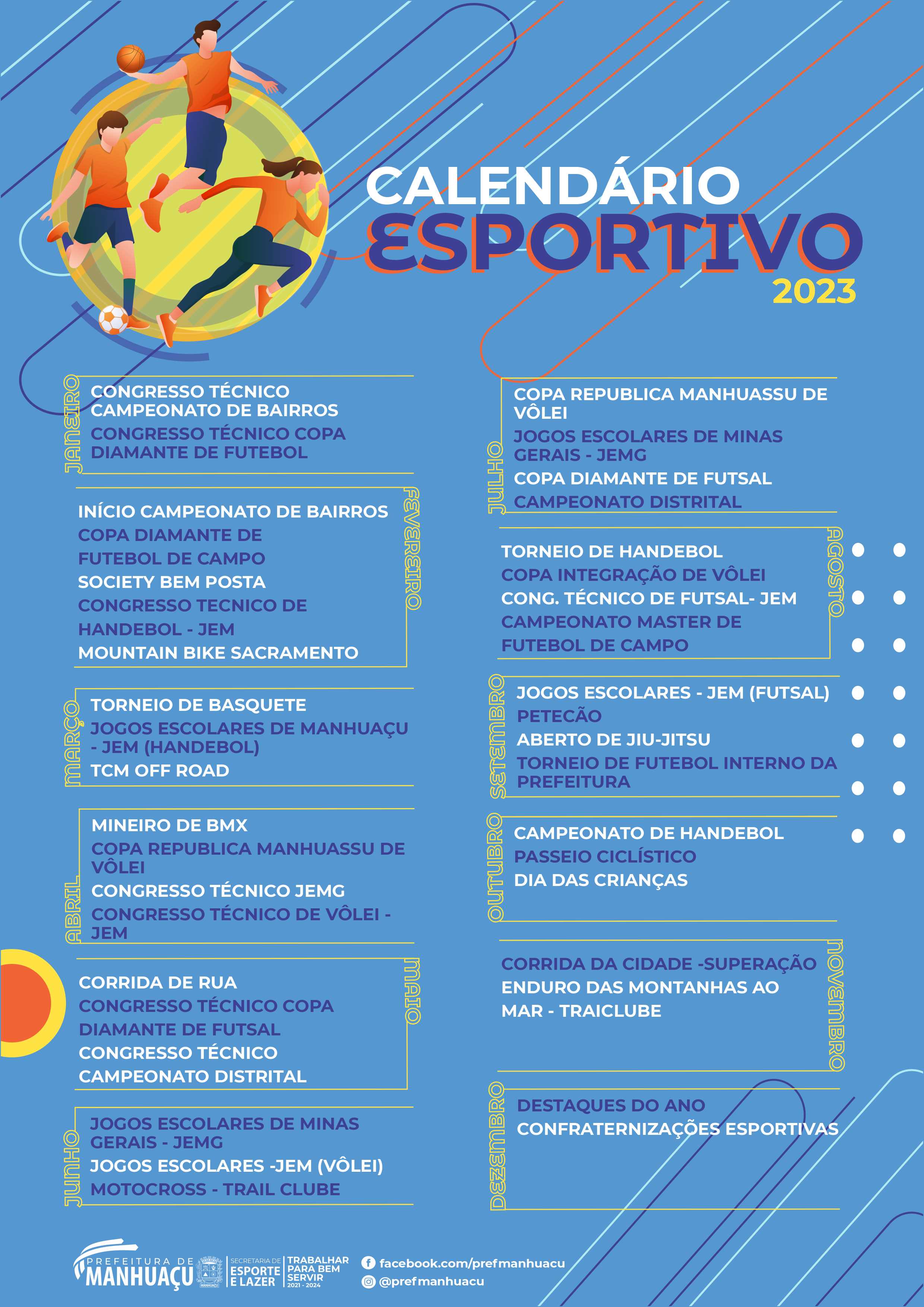 Secretaria de Esportes divulga tabela do Campeonato Municipal de