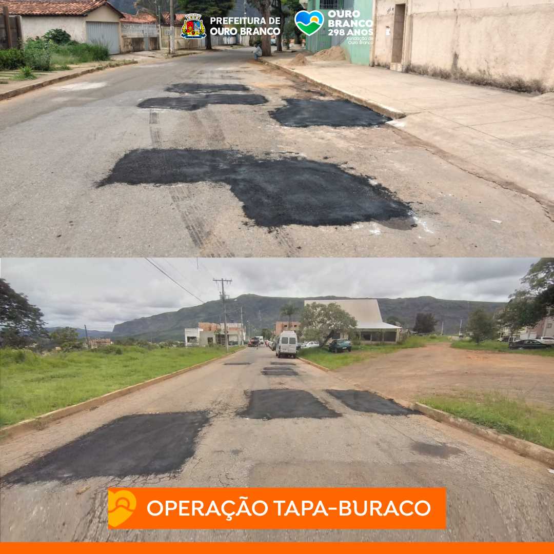 Prefeitura Municipal de Ouro Branco - Operação Tapa-Buraco