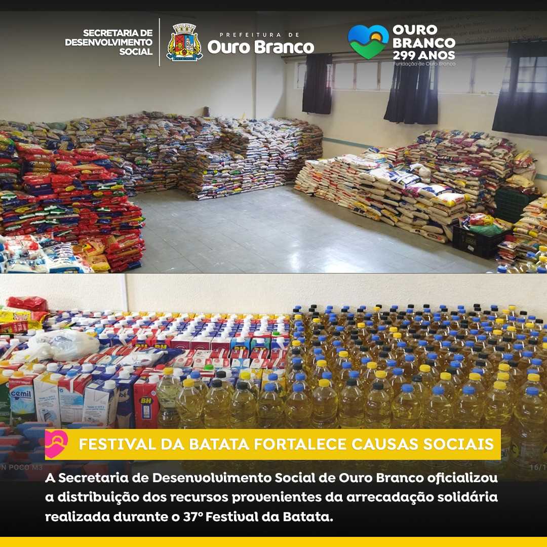 Prefeitura Municipal de Ouro Branco - 37º Festival da Batata 2023