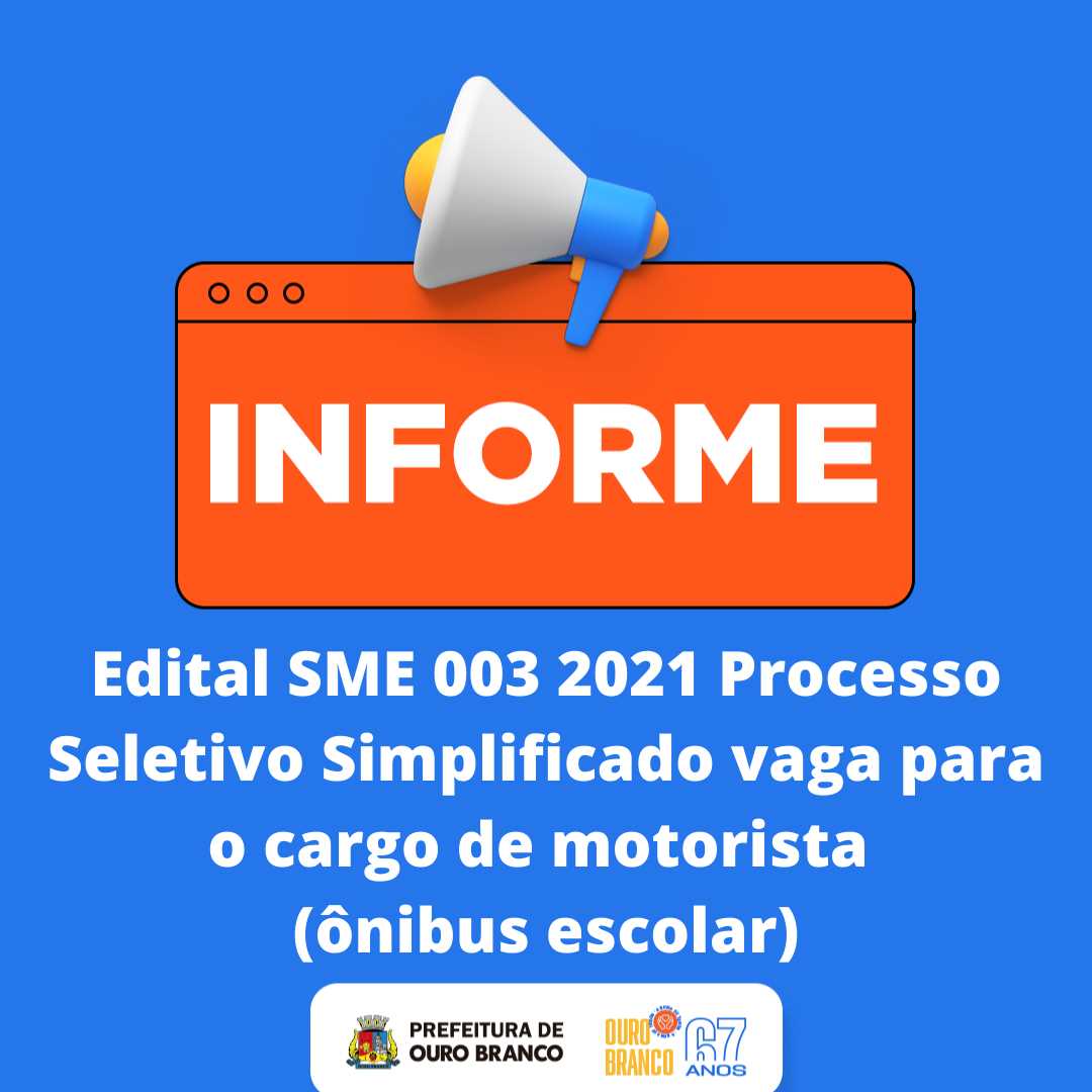 SME SP publica classificação prévia para contratação de Auxiliar