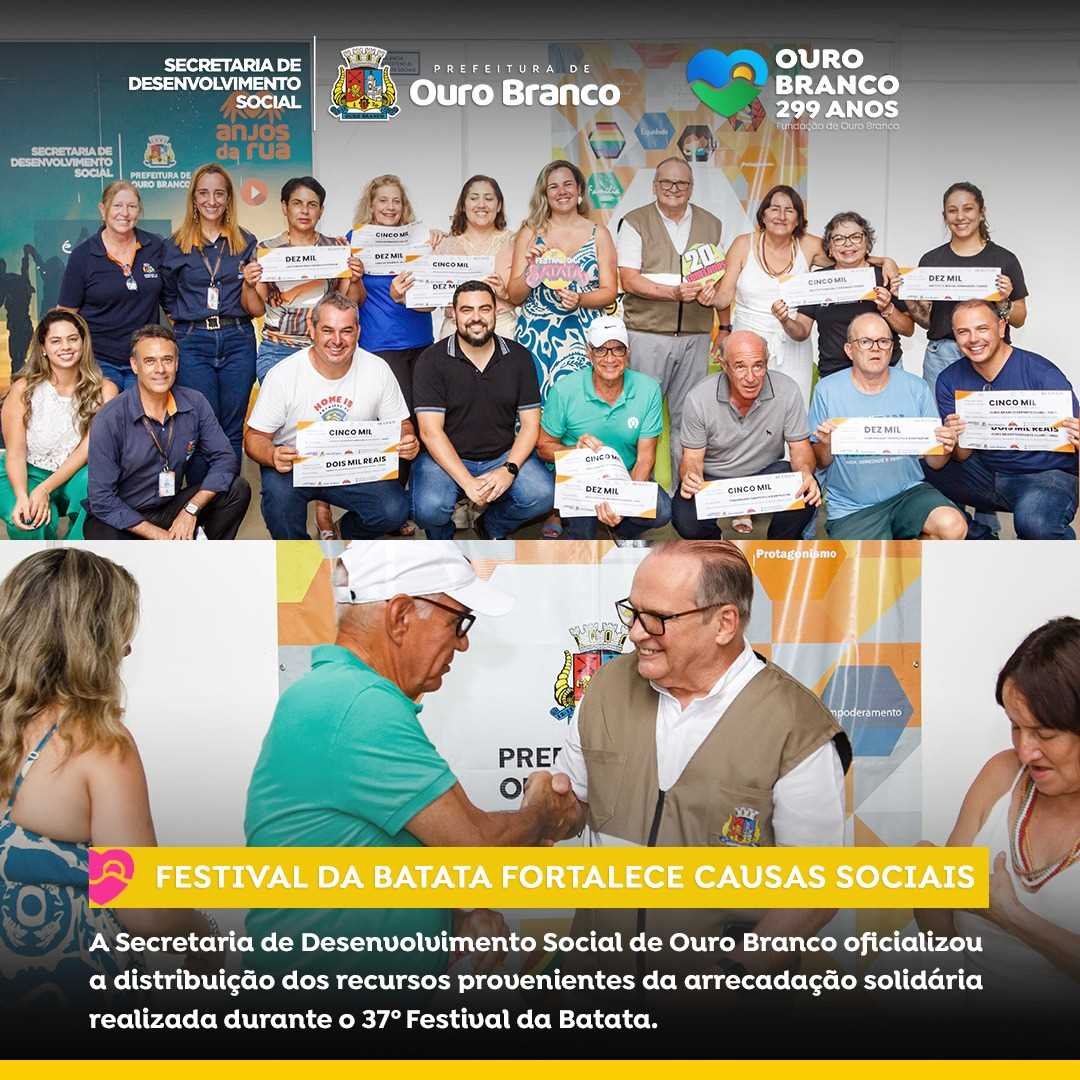 Prefeitura Municipal de Ouro Branco - 37º Festival da Batata 2023