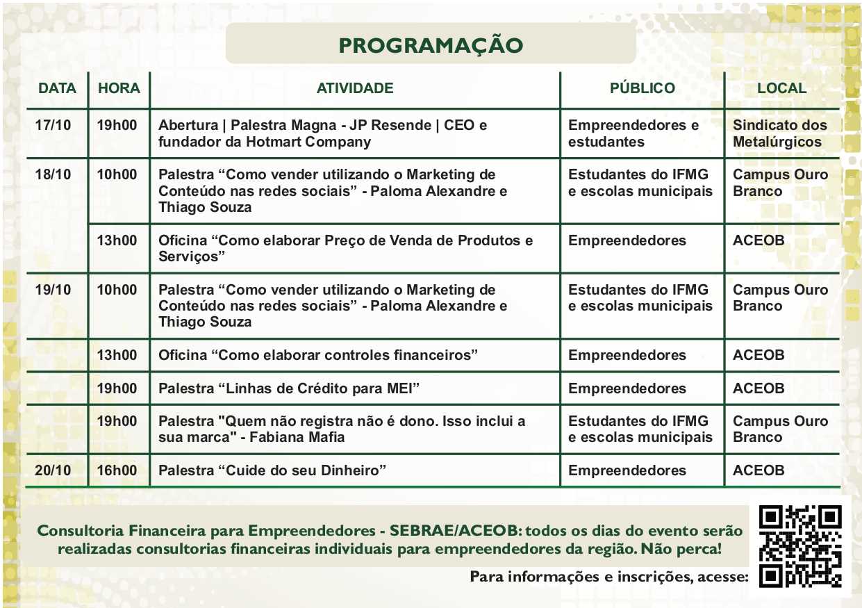 Prefeitura Municipal de Ouro Branco - 8ª Semana da Administração e