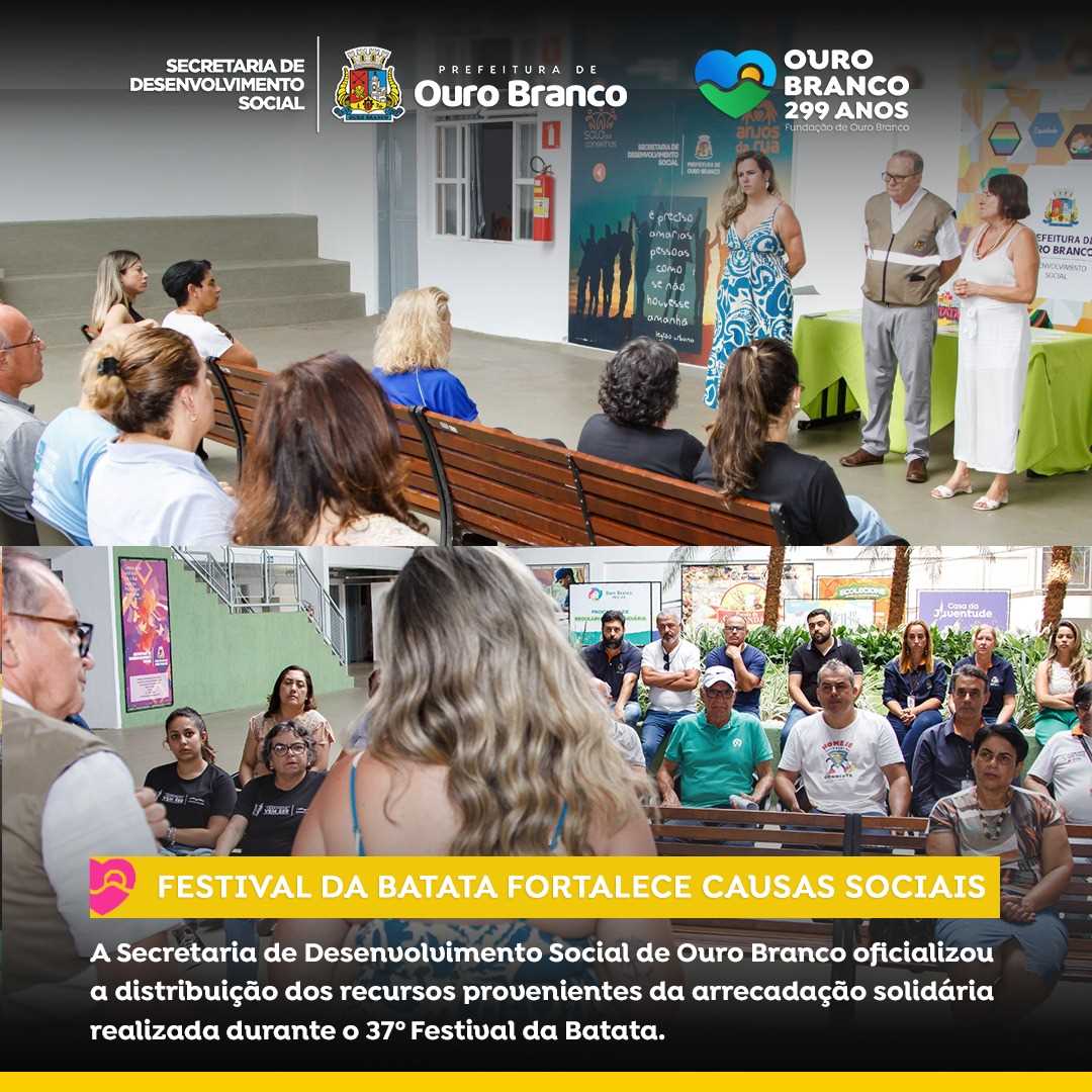 Prefeitura Municipal de Ouro Branco - 37º Festival da Batata 2023