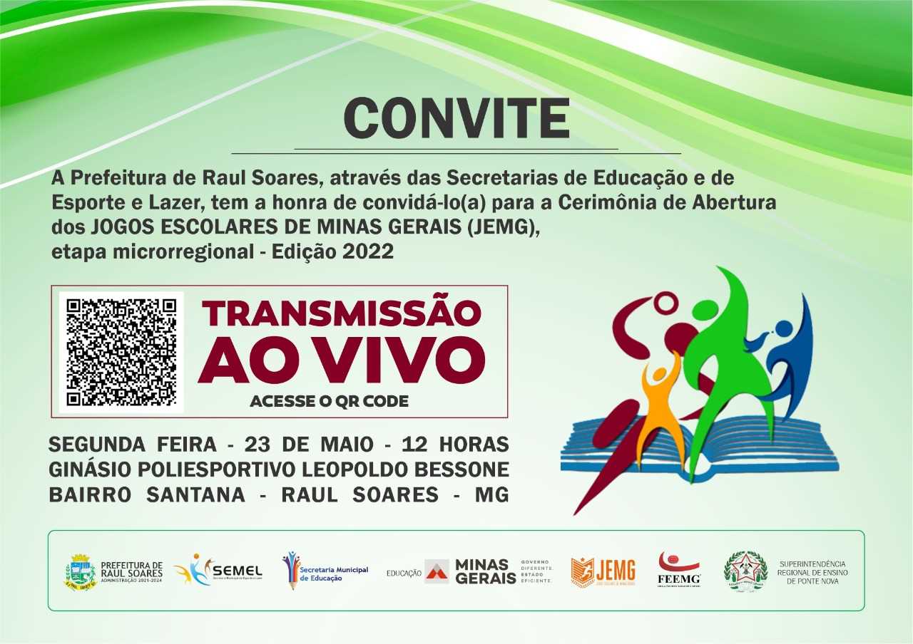Prefeitura Municipal de Raul Soares - CONVITE