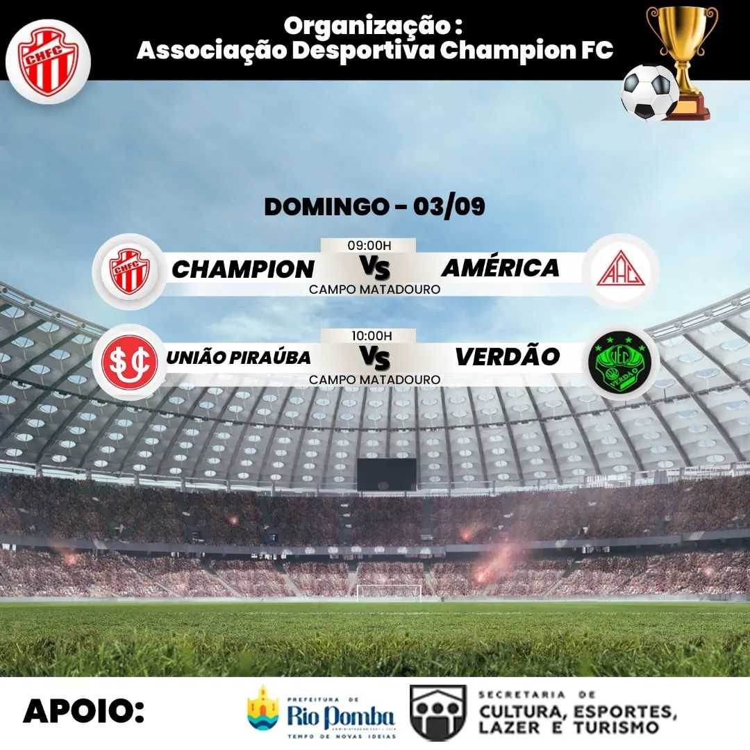 Confira os jogos de futebol de hoje, domingo, 01 de setembro (01/09)