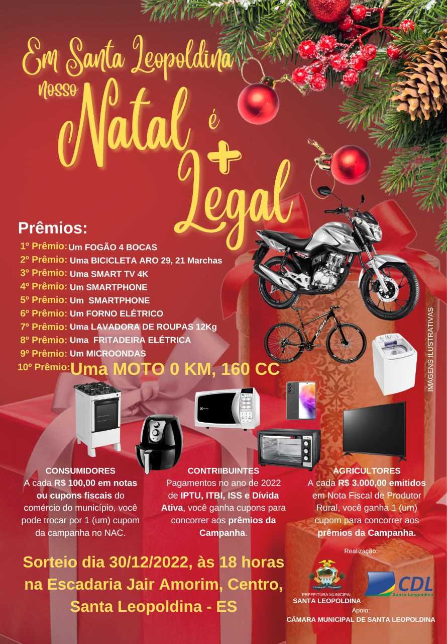 Prefeitura Municipal de Santa Leopoldina - Participe da Campanha Nosso Natal  é + Legal