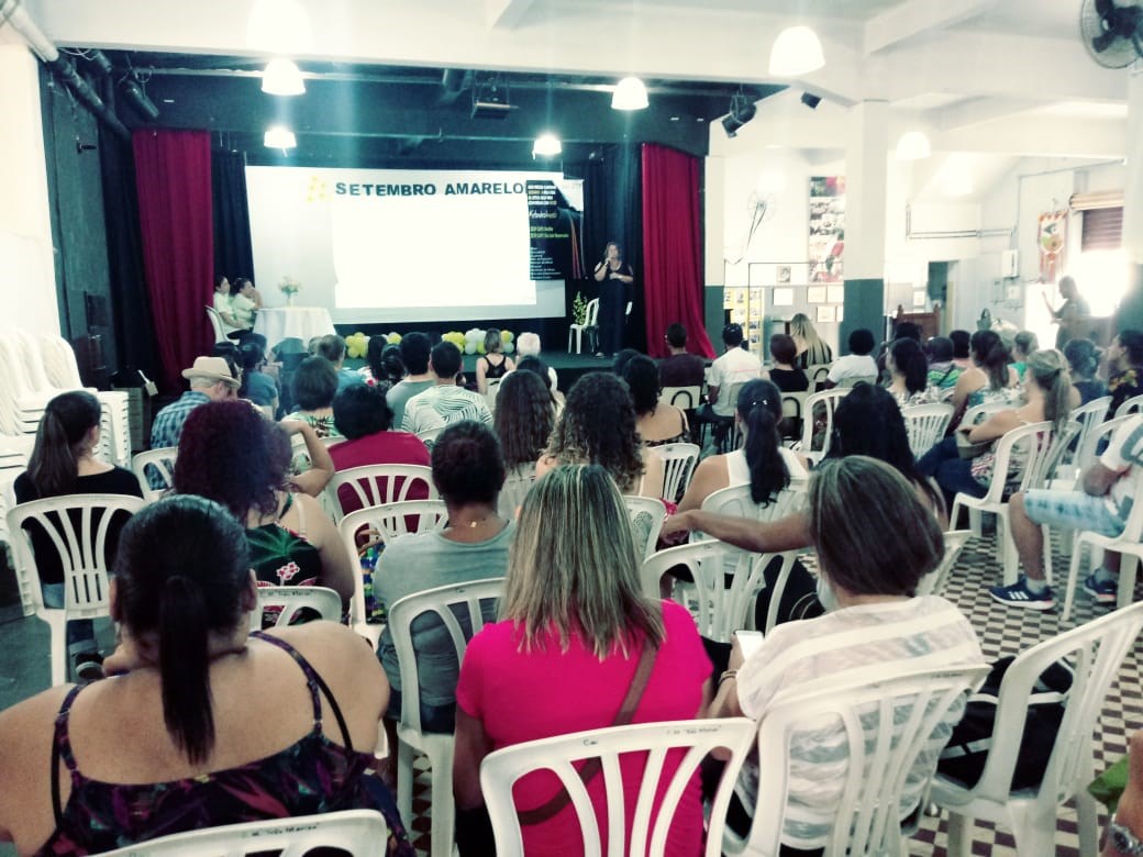 Prefeitura Municipal de São João Nepomuceno - SETEMBRO AMARELO: Equipe do  CAPS leva palestra para Grupo da Melhor Idade