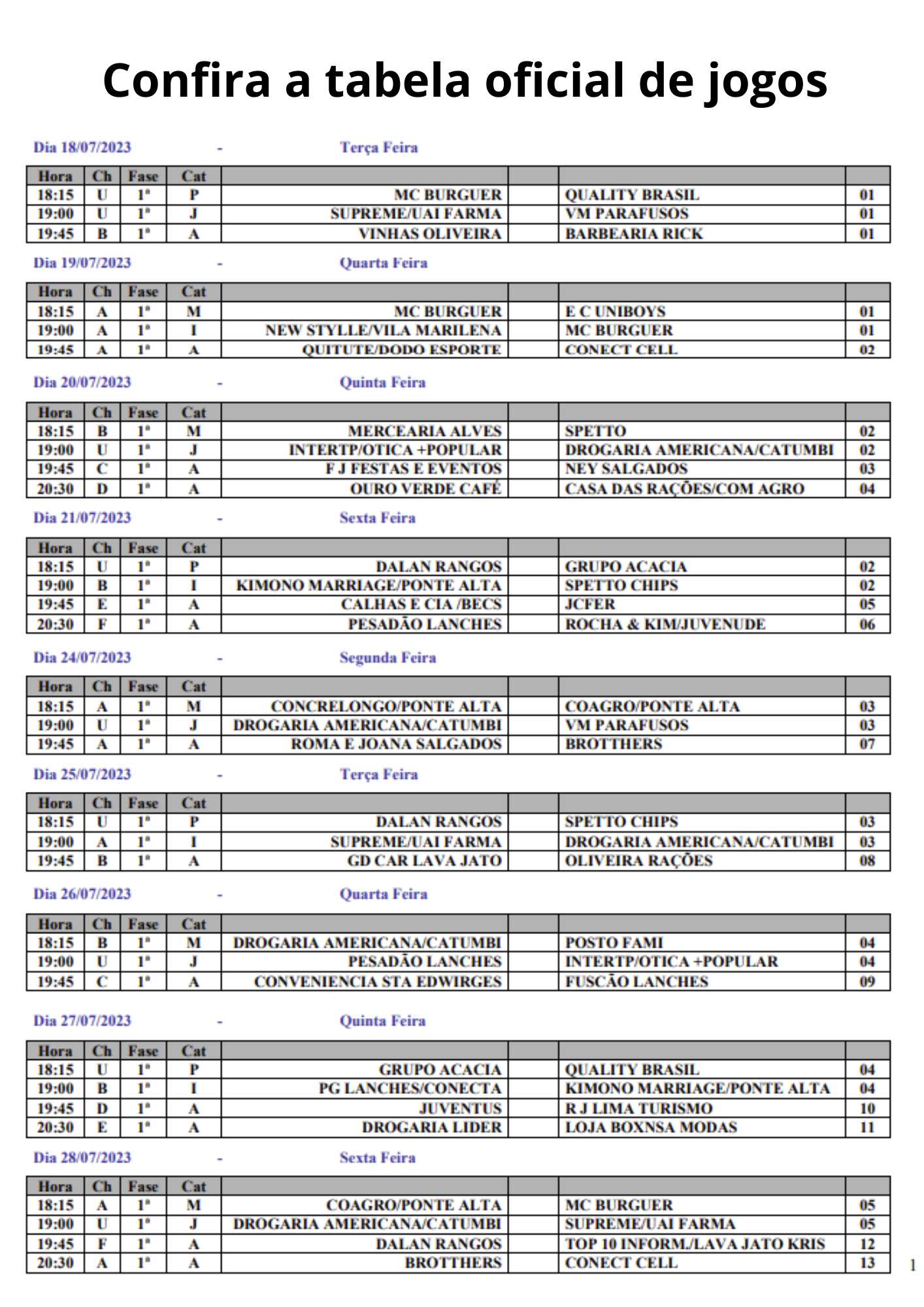 Confira a agenda de jogos da Copinha 2023!